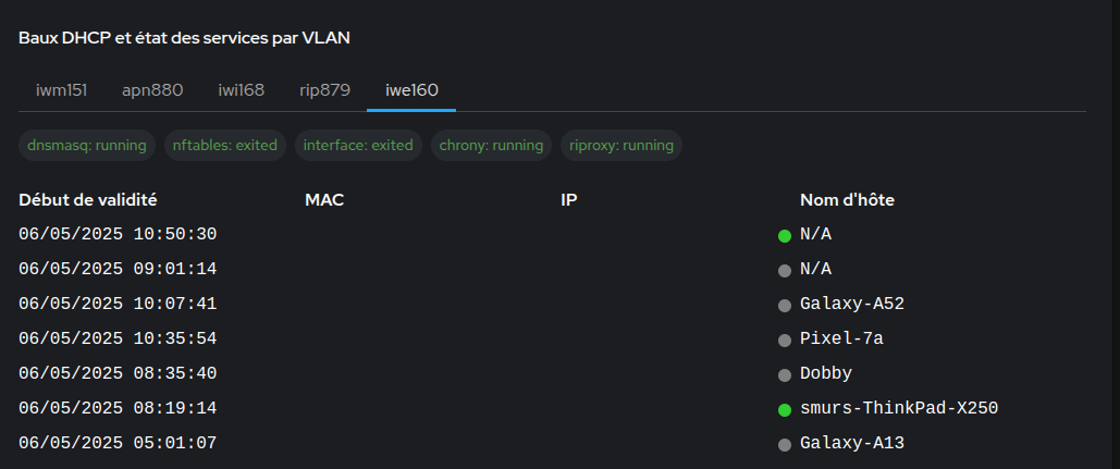 Services VLAN