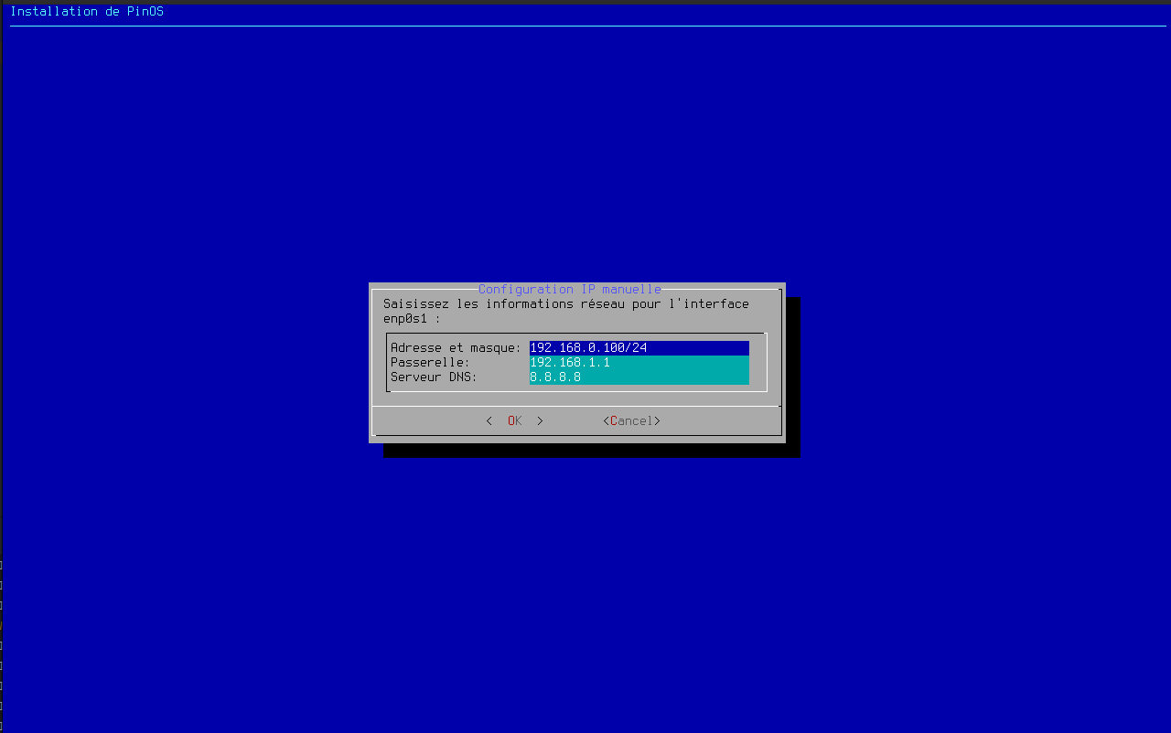 Configuration IP