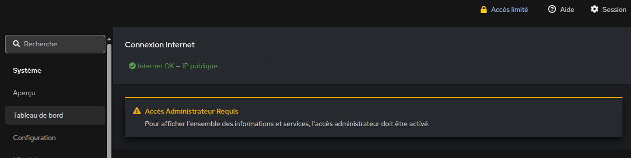 Vue sans élévation